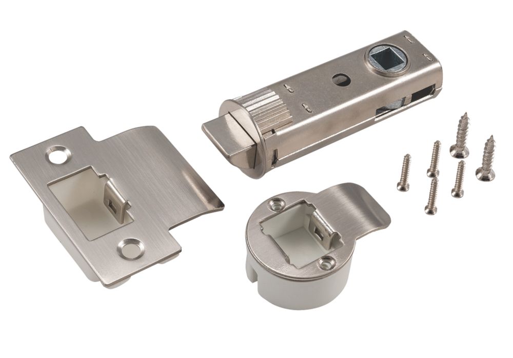 Image of Smith & Locke Polished Nickel Plate Easy-Fit Tubular Latch 73mm Case - 57mm Backset 