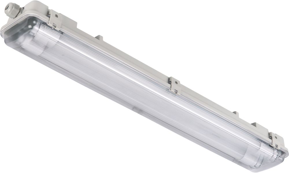 Image of Luceco Eco Climate T8 Twin 2ft LED Weatherproof Batten 2 x 9W 1600lm 220-240V 