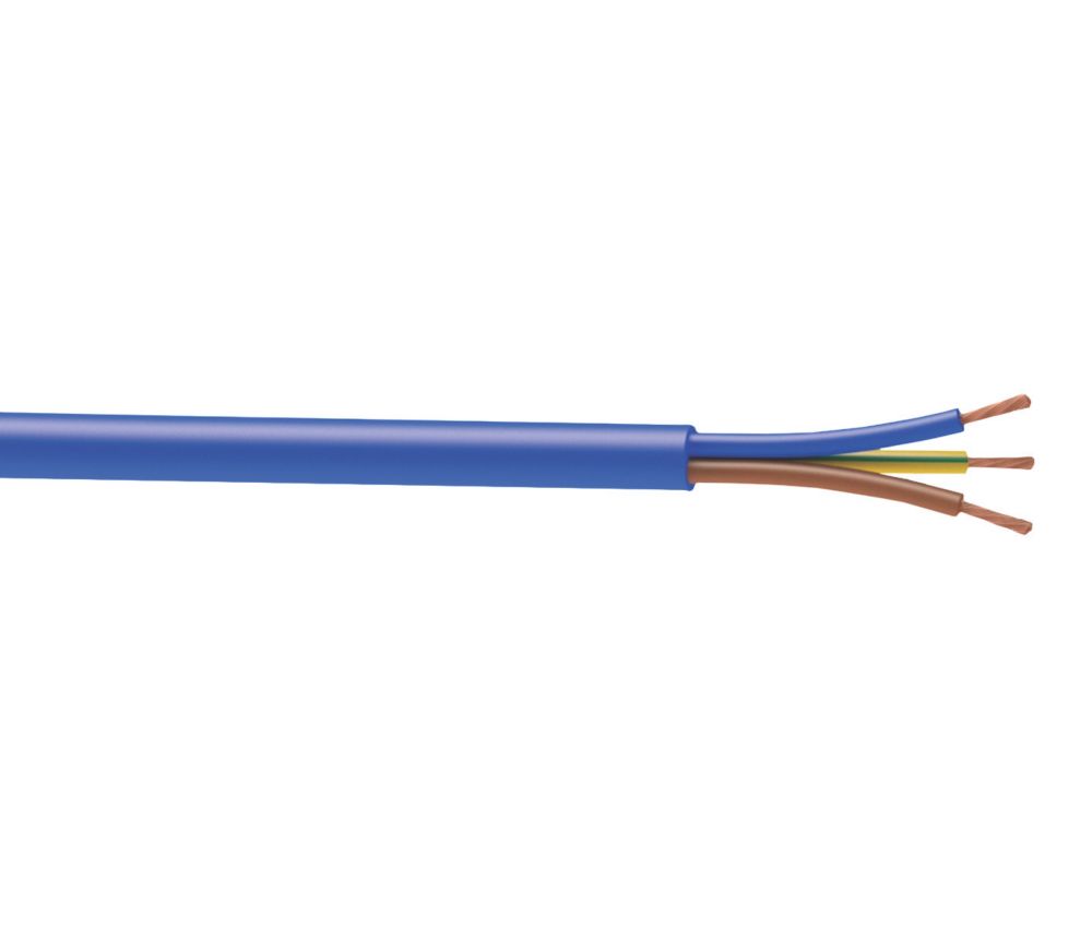 Image of Time 3183YAG Blue 3-Core 2.5mmÂ² Flexible Cable 50m Drum 