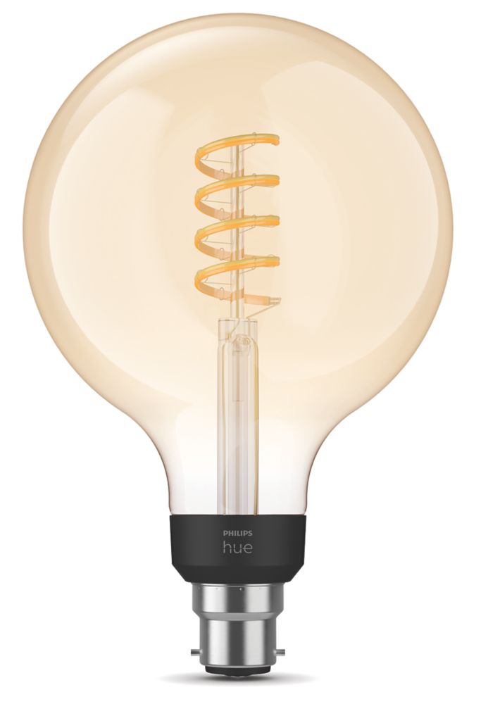 Image of Philips Hue BC G125 LED Smart Light Bulb 7W 550lm 