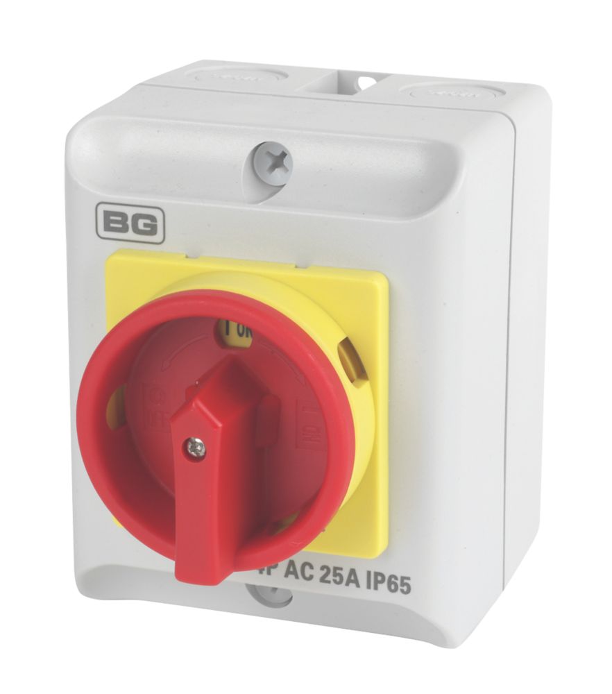 Image of British General CPRSD425 25A 4-Pole Rotary Isolator Switch NO 