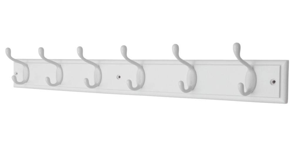 Image of Smith & Locke Hook Rail White 685mm x 90mm 