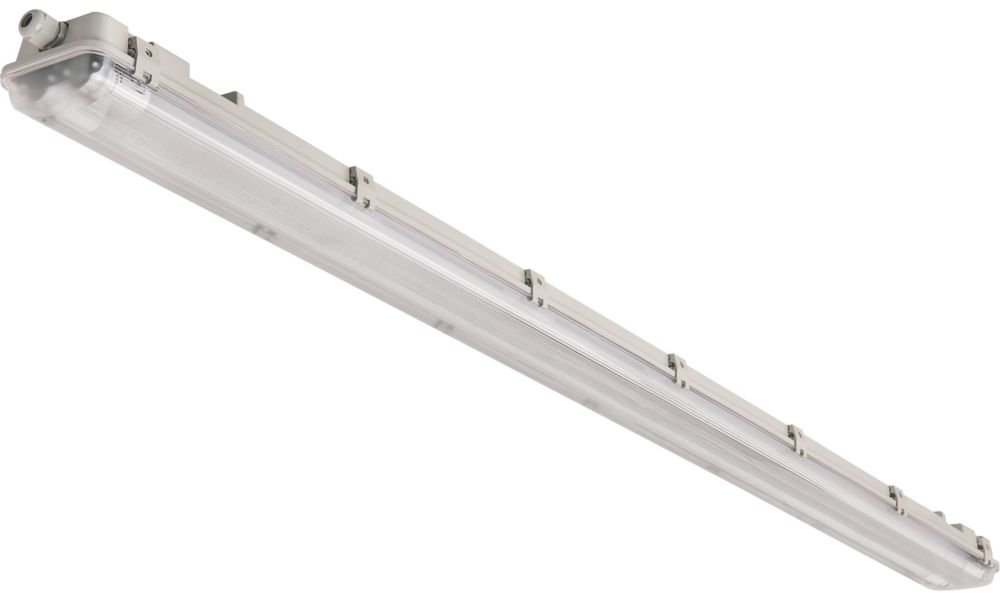 Image of Luceco Eco Climate T8 Twin 5ft LED Weatherproof Batten 2 x 24W 3900lm 220-240V 