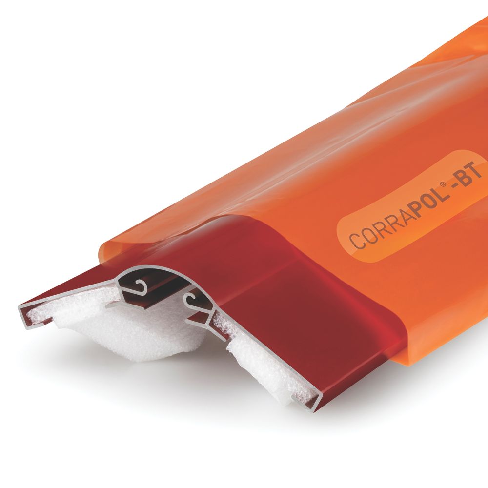 Image of Corrapol-BT Red 3mm Super Ridge Bar 2000mm x 148mm 