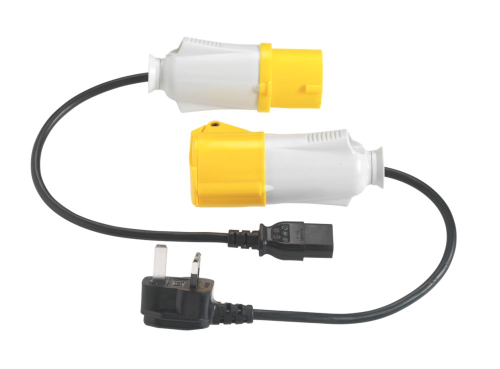 Image of Kewtech 110V PAT Test Leads 300mm 