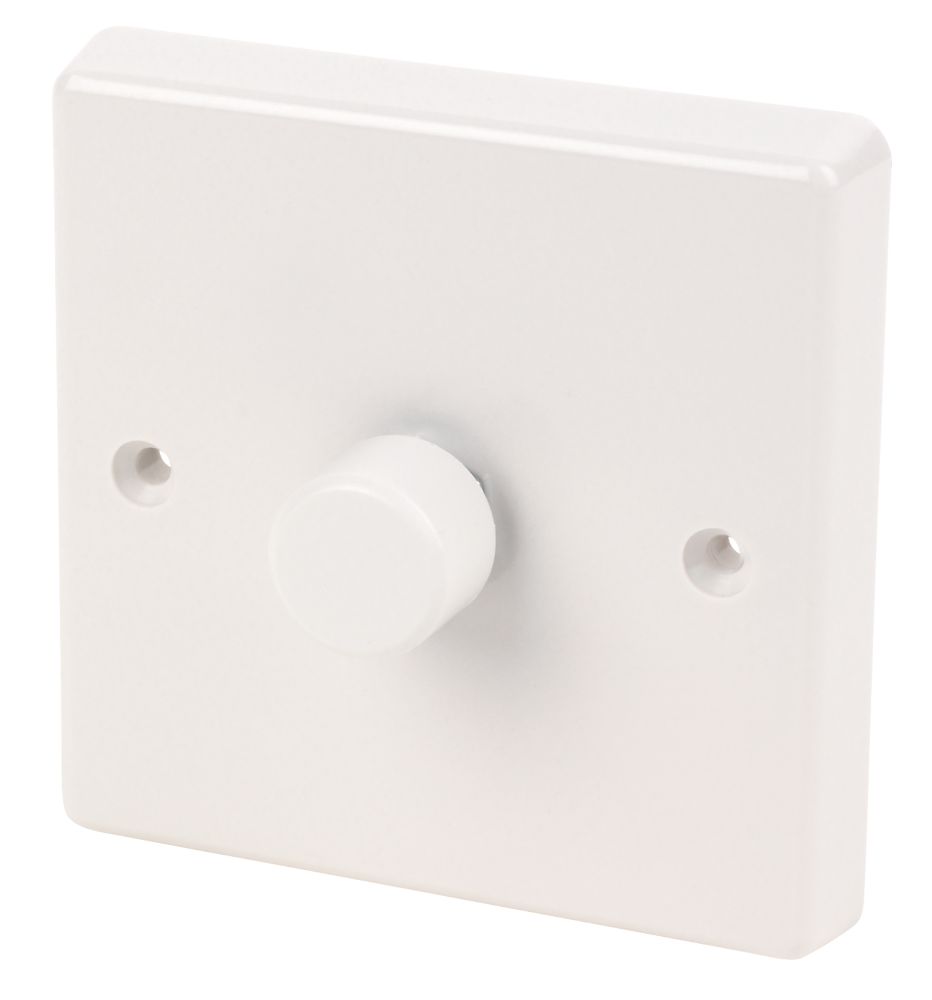 Image of Varilight V-Pro 1-Gang 2-Way LED Dimmer Switch White 