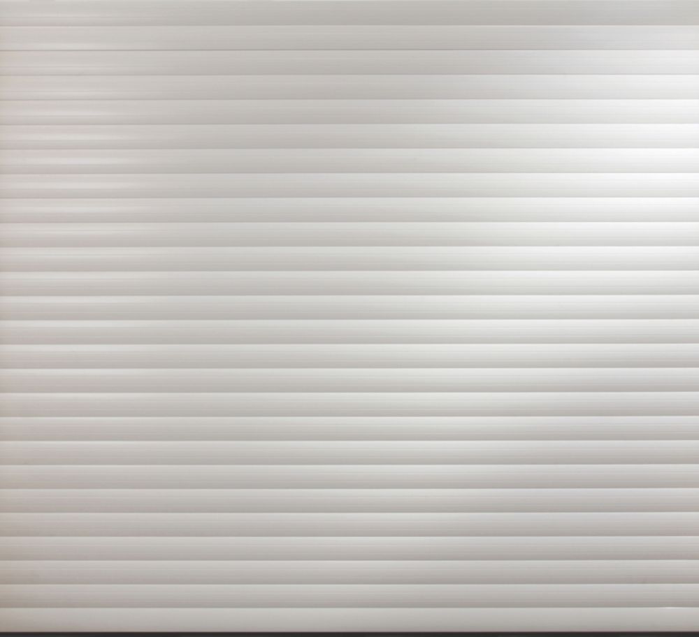 Image of Gliderol 7' 7" x 7' Insulated Aluminium Electric Roller Garage Door White 