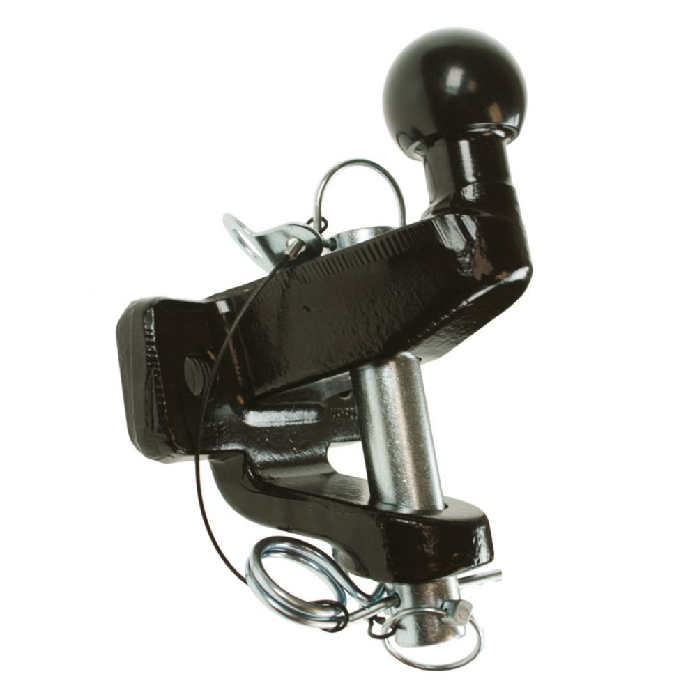 Image of Maypole 20 kN Black Ball & Pin Towing Hitch 179mm 