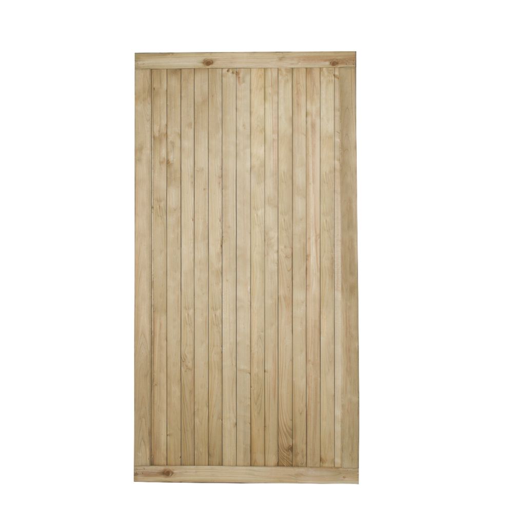 Image of Forest Decibel Noise Reduction Garden Gate 900mm x 1800mm Natural Timber 