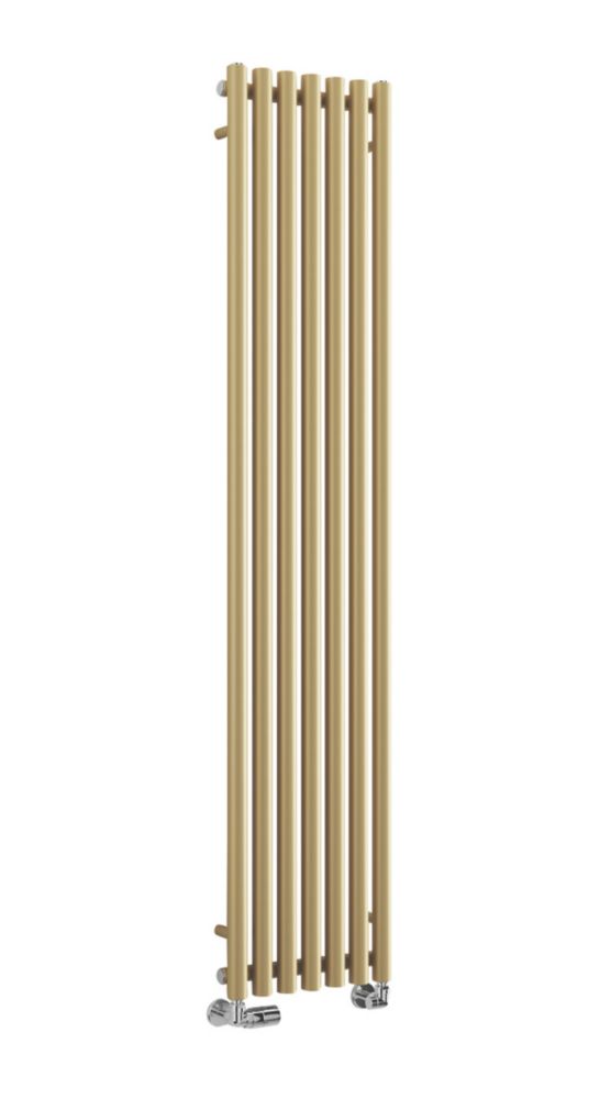 Image of Terma Rolo Room Radiator 1800m x 370mm Brass 2736BTU 