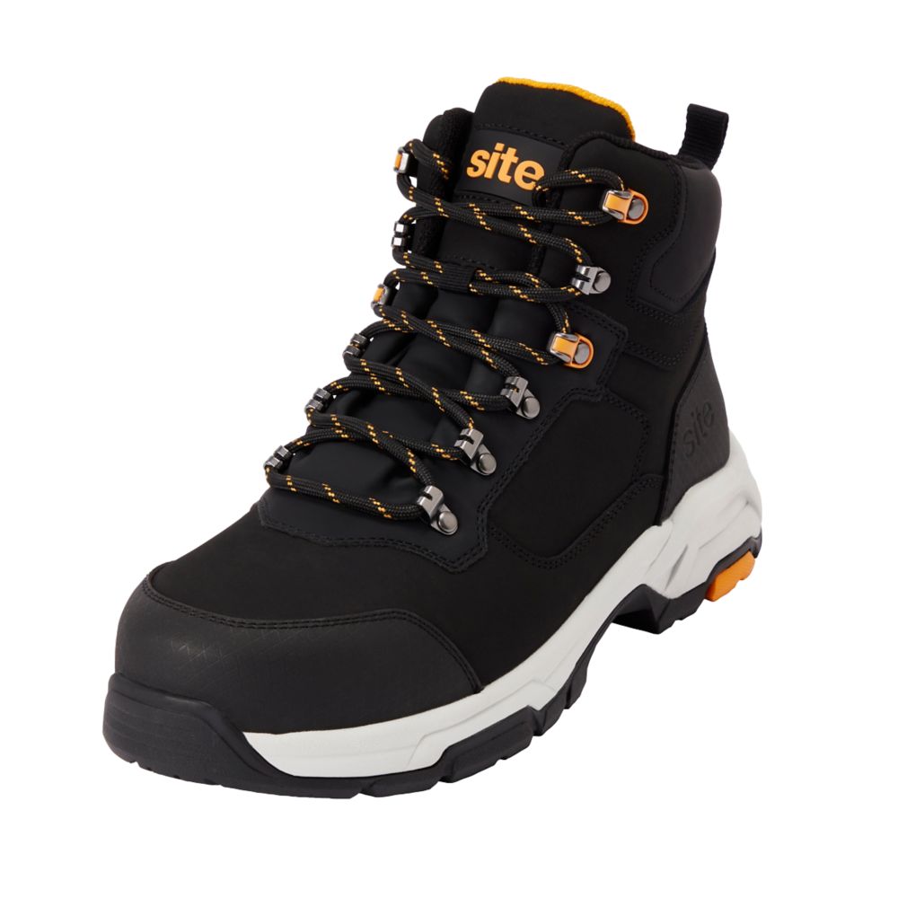 Image of Site Stornes Safety Boots Black Size 8 