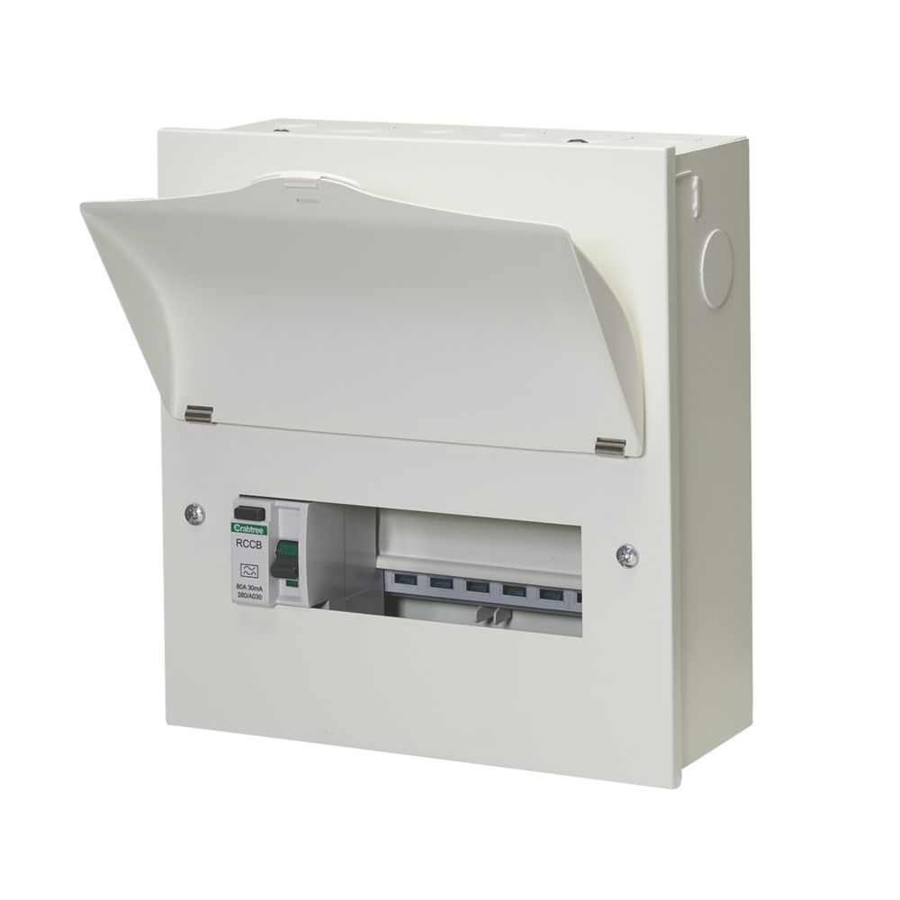 Image of Crabtree Starbreaker 9-Module 7-Way Part-Populated RCD Incomer Consumer Unit 