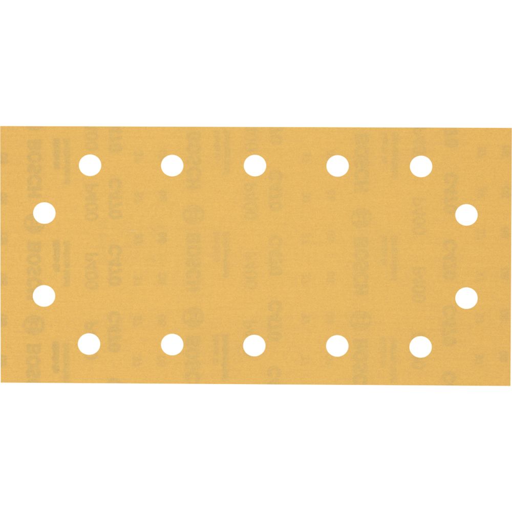 Image of Bosch Expert C470 Sanding Sheets 14-Hole Punched 230mm x 115mm 400 Grit 50 Pack 