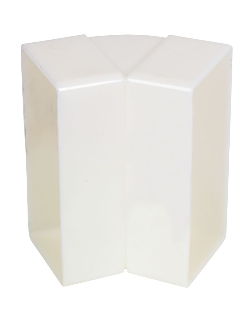 Image of Manrose Rectangular 45Â° Vertical Bend White 100mm 