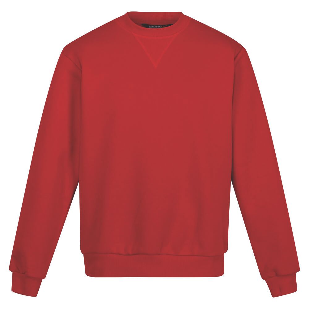 Image of Regatta Pro Crew Neck Sweatshirt Classic Red XX Large 50" Chest 