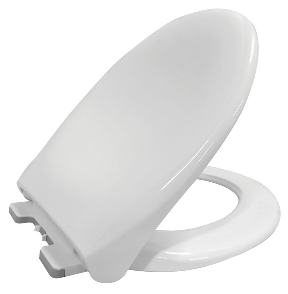 Image of Soft-Close Toilet Seat Polypropylene White 