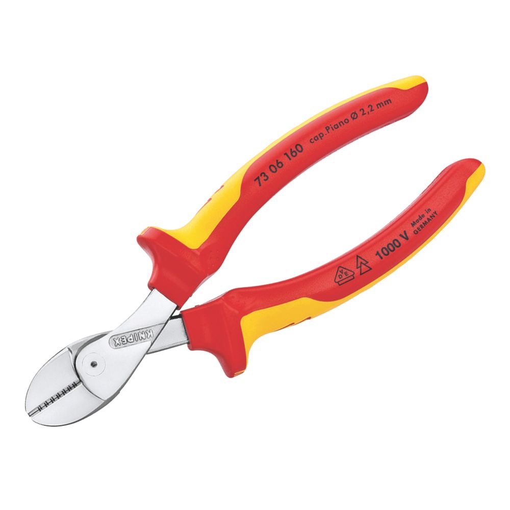 Image of Knipex VDE Diagonal Cutters 6 1/4" 