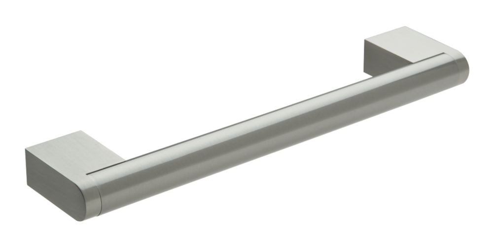 Image of Hafele Boston Handle Satin Stainless Steel 192mm 