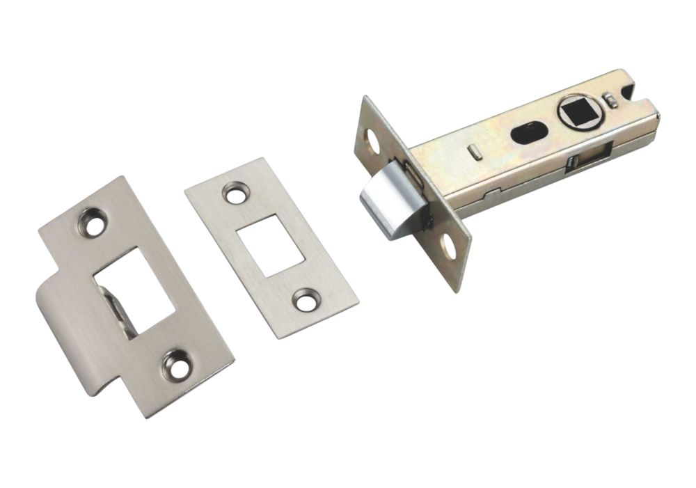 Image of Smith & Locke Silver Tubular Mortice Latch 79.35mm Case - 57mm Backset 