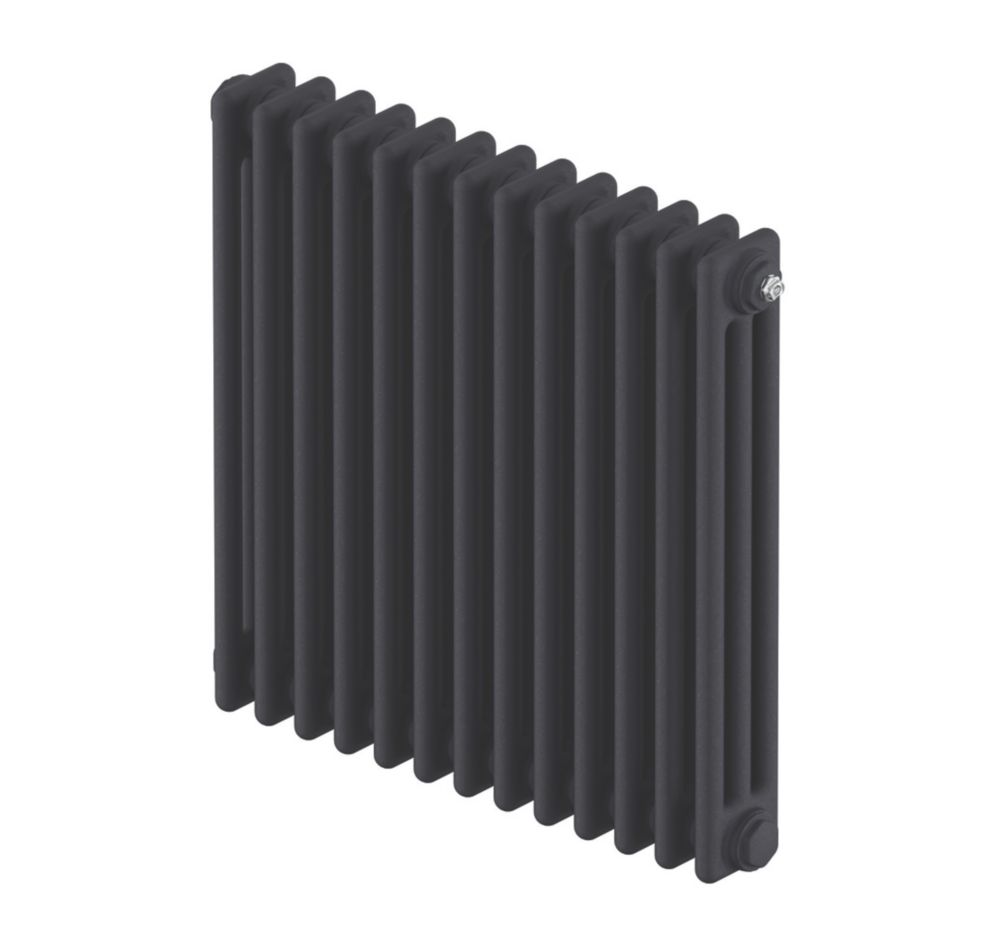 Image of Acova Classic 3 Column Horizontal Radiator 600mm x 628mm Blue Night 2701BTU 