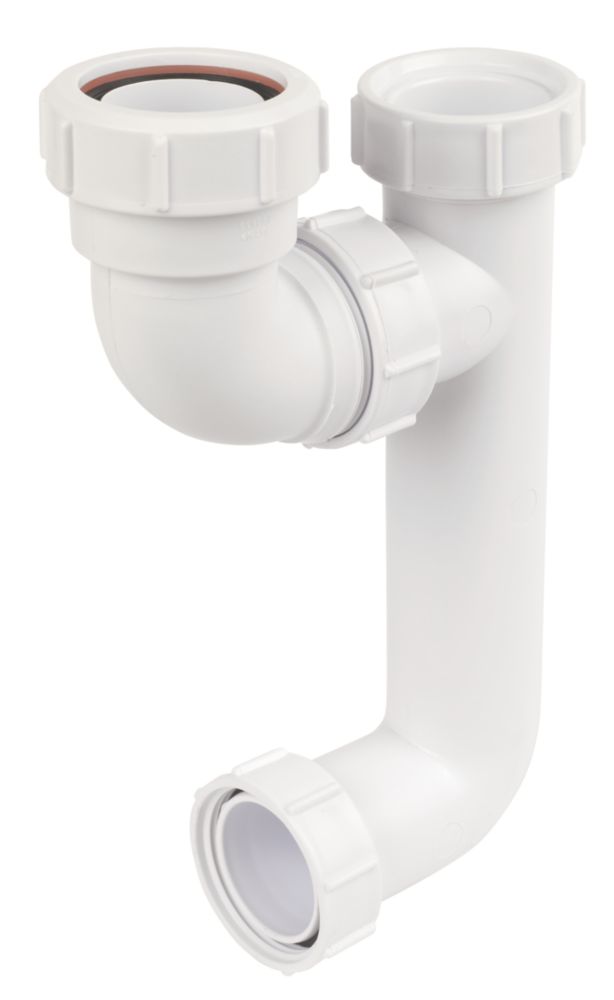 Image of McAlpine SM10E Extended Body Bath P Trap White 40mm 