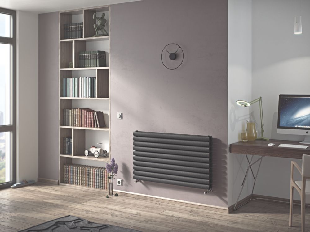 Image of Ximax Fortuna Designer Radiator 584mm x 1000mm Anthracite 3396BTU 