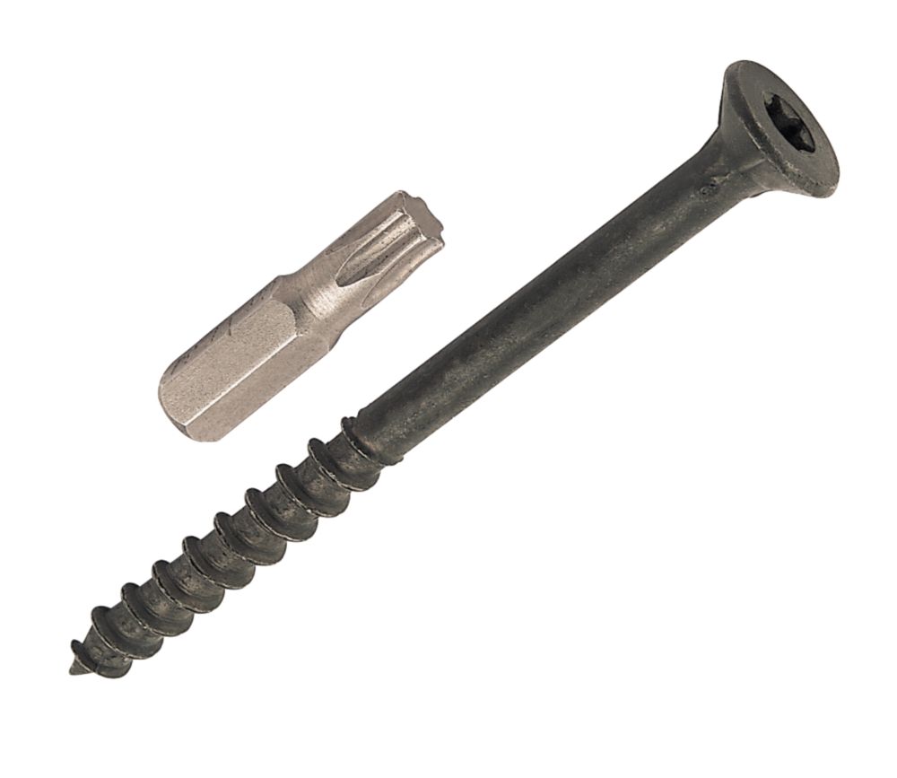 Image of Timber-Tite TX Double-Countersunk Thread-Cutting Joist Screws 6.5mm x 80mm 20 Pack 