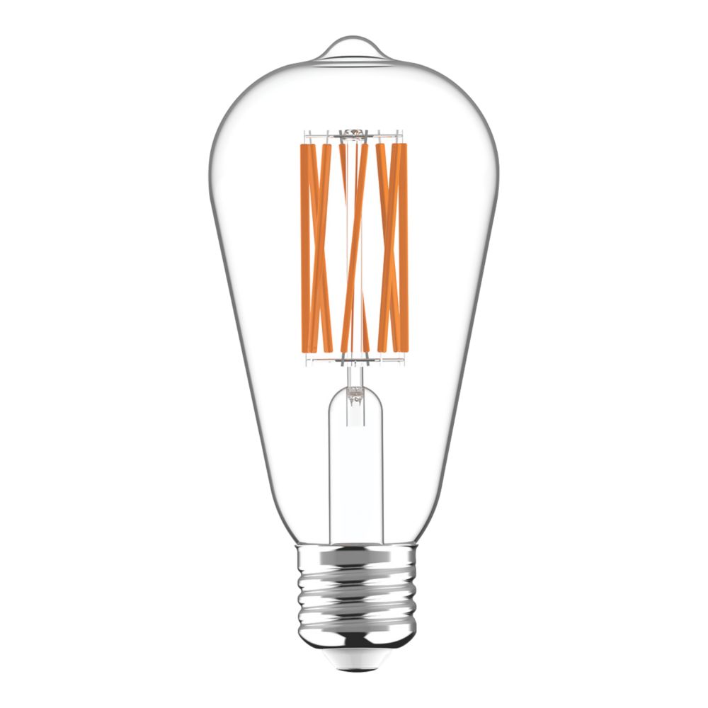 Image of LAP ES ST64 LED Virtual Filament Light Bulb 806lm 3.8W 