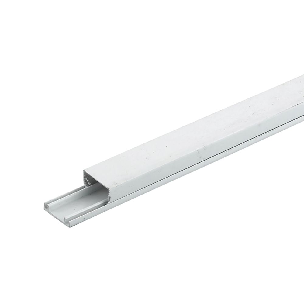 Image of Deta TTE uPVC White Mini Trunking 25mm x 16mm x 2m 