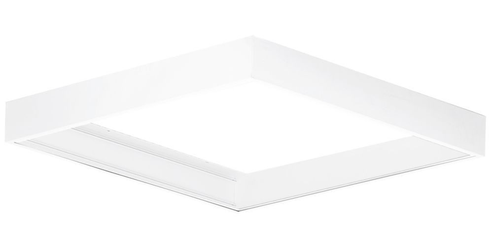 Image of Aurora White Surface Mount Box with Emergency Functionality 603mm x 603mm 