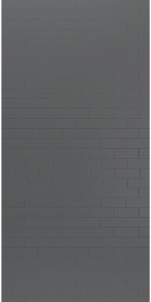 Image of Splashwall Composite Splashback Gloss Grey 1220mm x 2440mm x 3mm 