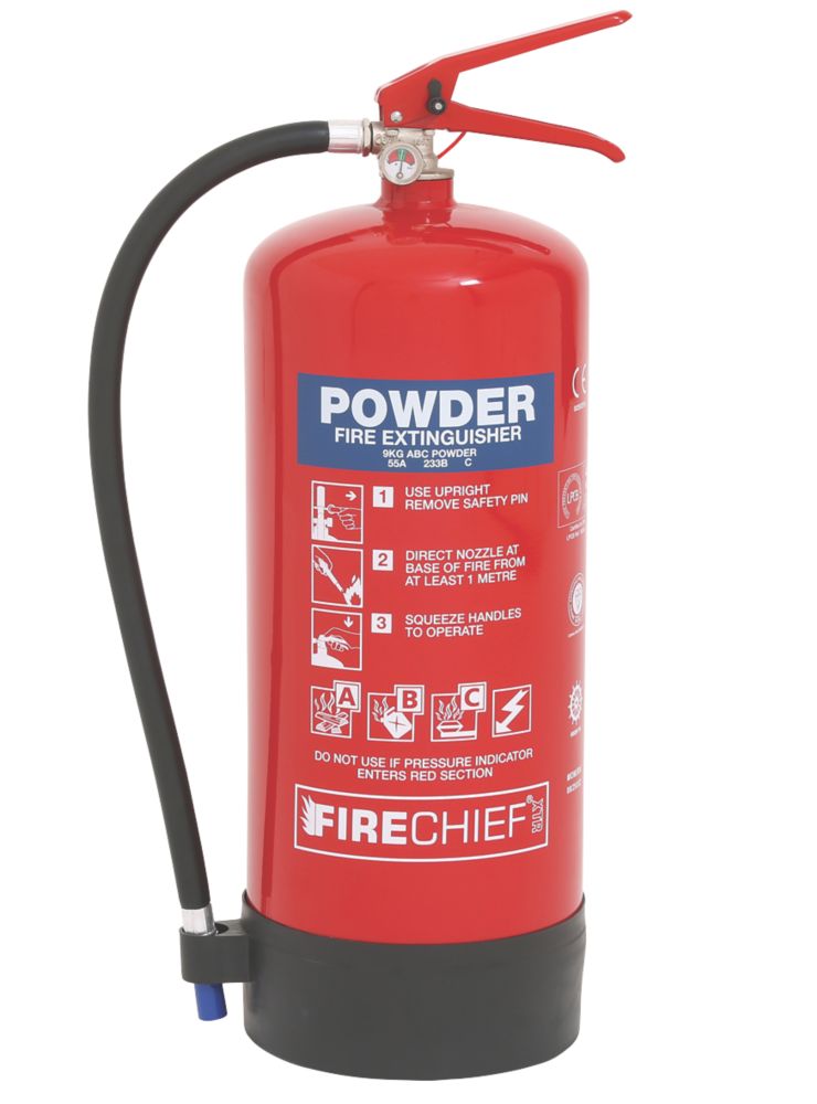 Image of Firechief Dry Powder Fire Extinguisher 9kg 20 Pack 