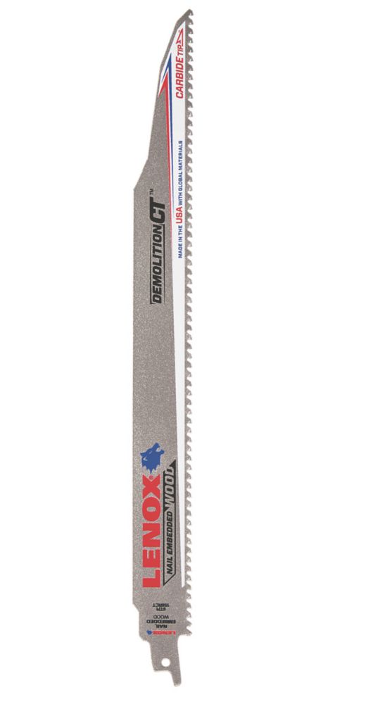 Image of Lenox Demolition 1832146 Wood Reciprocating Saw Blade 305mm 