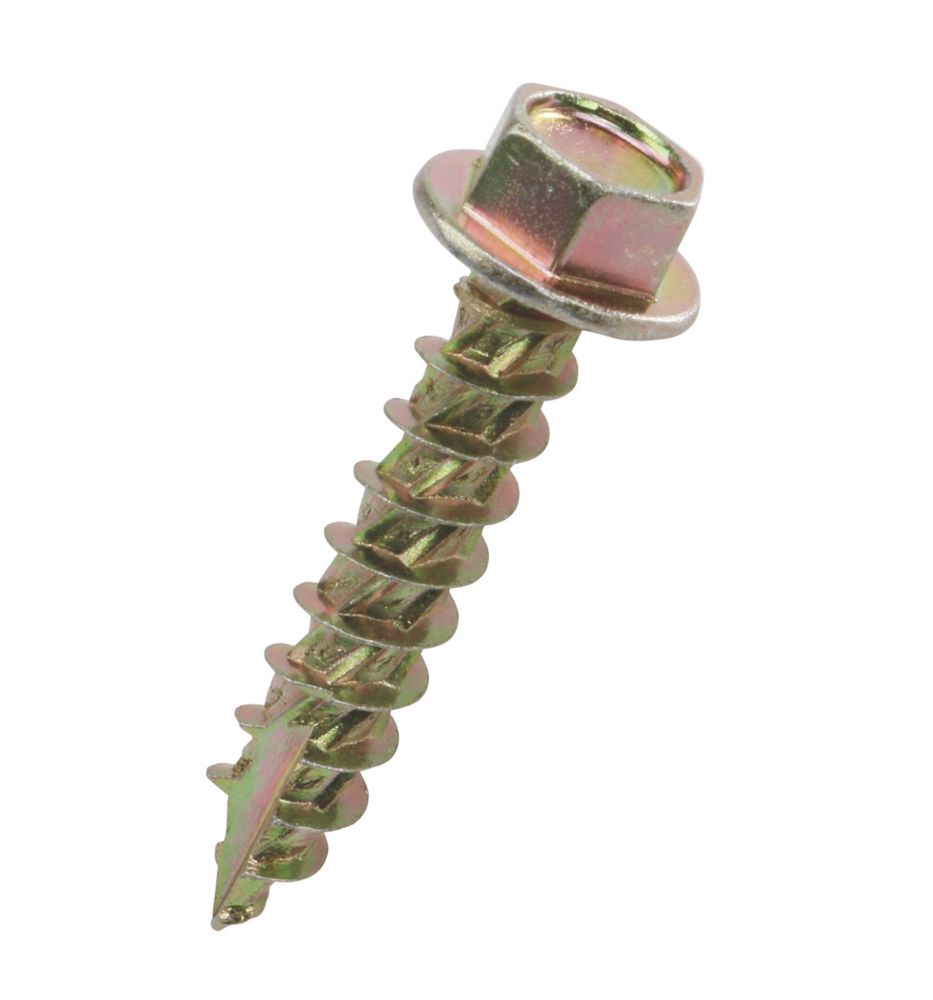 Image of TurboCoach Hex Flange Self-Drilling Coach Screws M6 x 25mm 100 Pack 