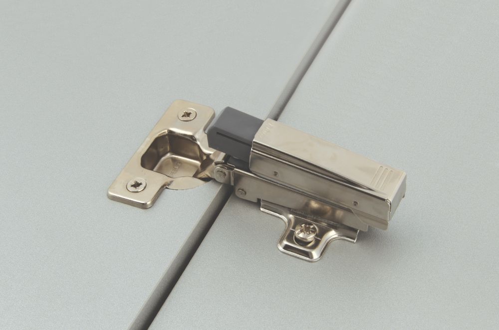 Image of Blum Lipstick Satin Nickel Hinge Soft-Closer 80mm 2 Pack 
