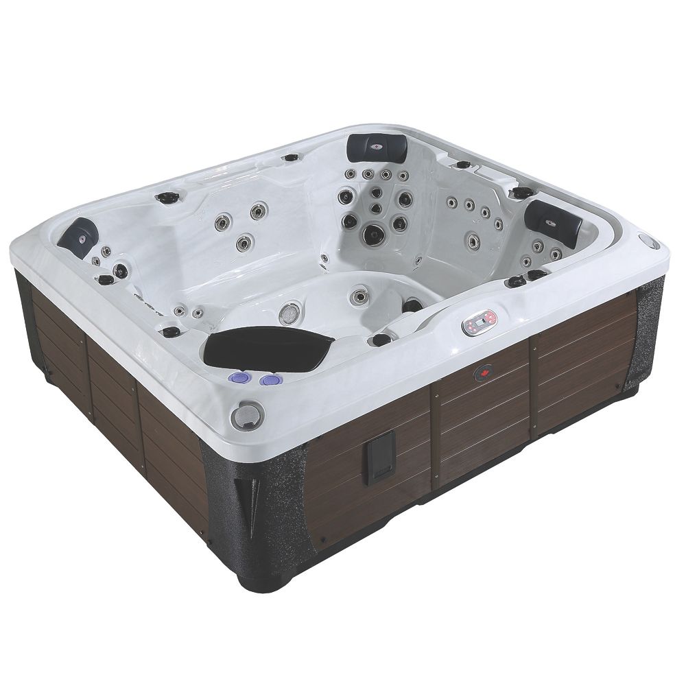 Image of Canadian Spa Company KH-10018 57-Jet Rectangular 6 Person Acrylic Hot Tub 2.16m x 2.4m 