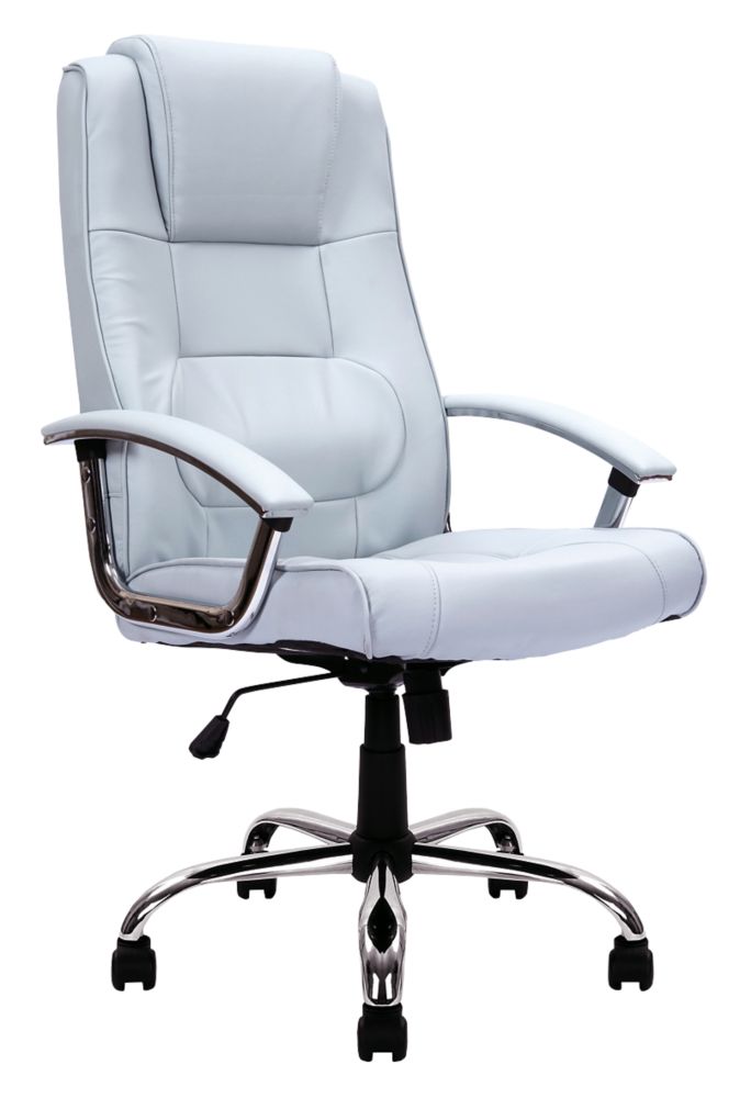 Image of Nautilus Designs Westminster High Back Executive Chair Silver 