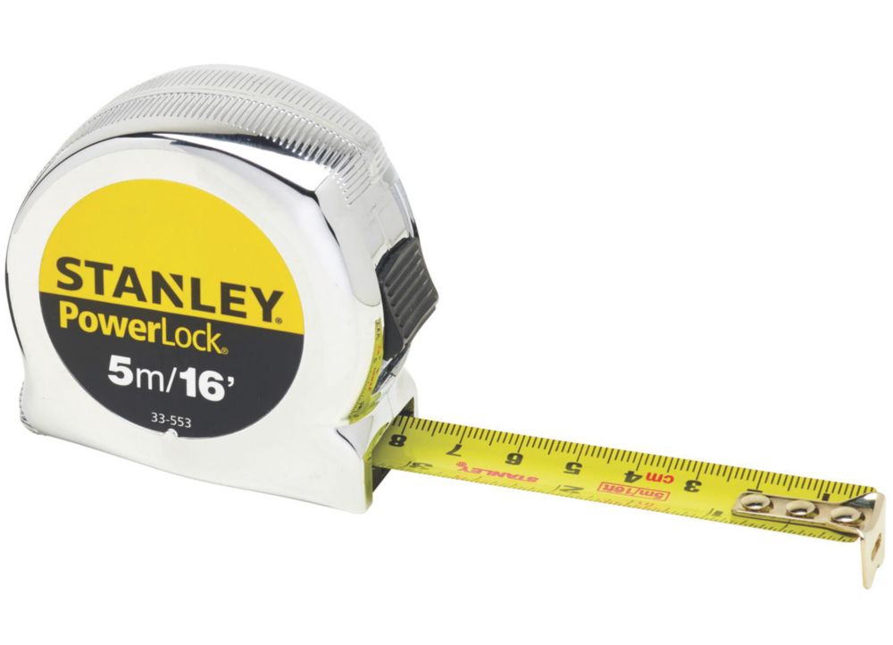 Image of Stanley Powerlock 5m Tape Measure 