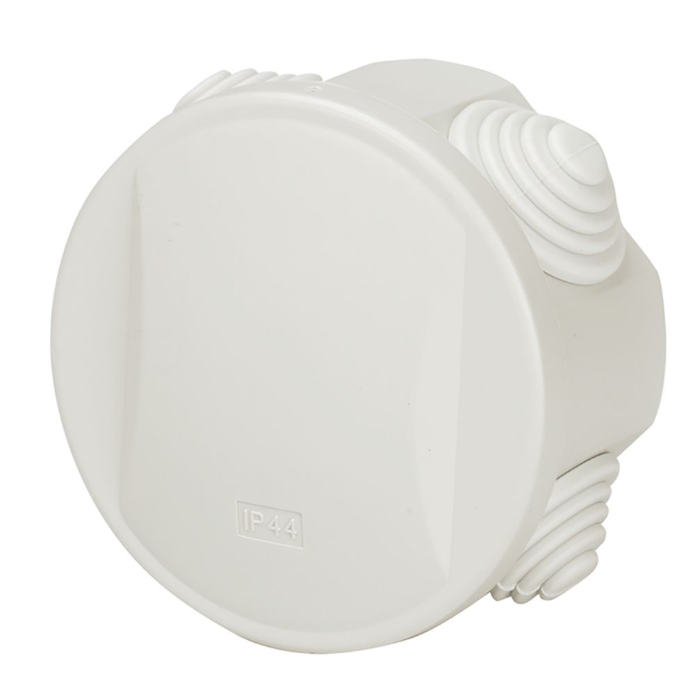 Image of Vimark 4-Entry Round Junction Box with Knockouts 67mm x 48mm x 67mm 