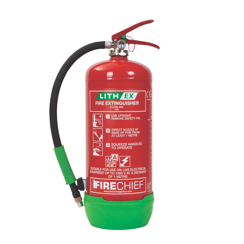 Image of Firechief FLE6 AVD Fire Extinguisher 6Ltr 
