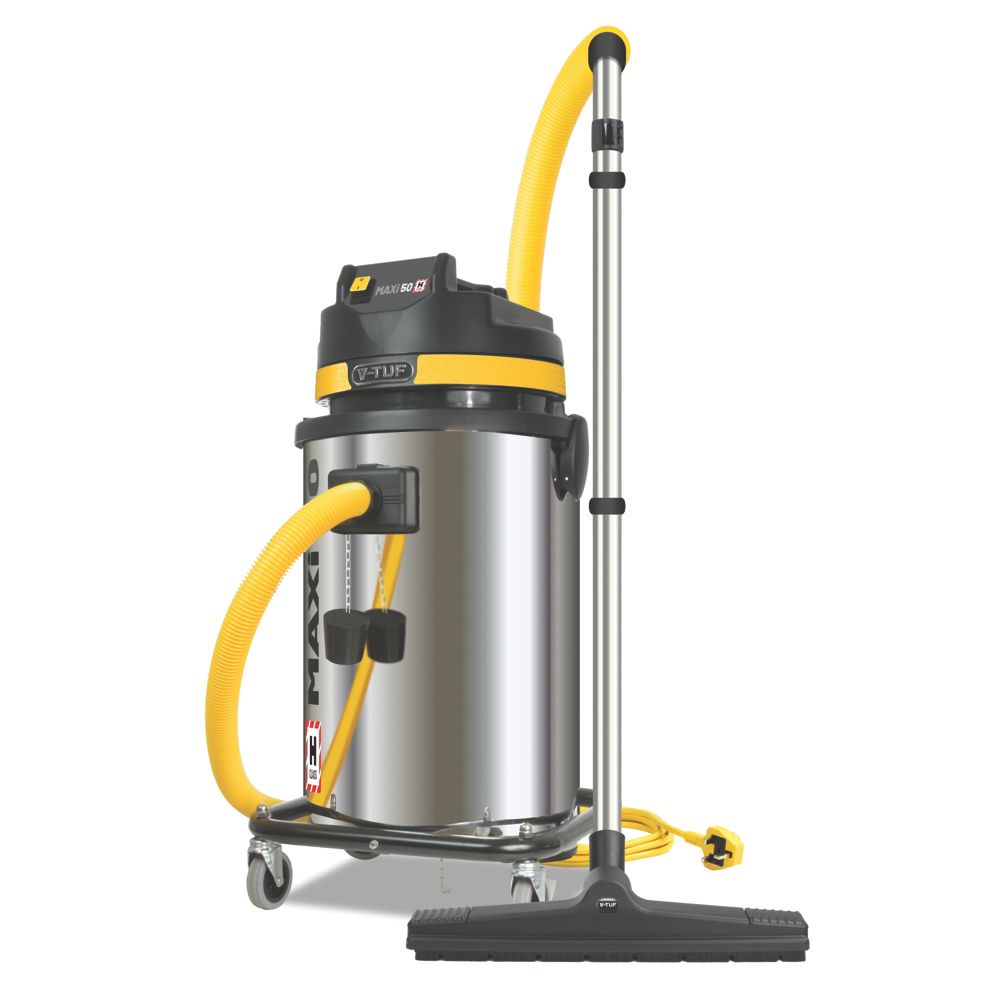 Image of V-Tuf MAXIH240-50L 1750W 50Ltr H-Class Industrial Dust Extraction Vacuum Cleaner 240V 