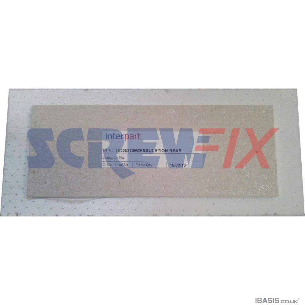 Image of Baxi 5000532 CC Rear Insulation 