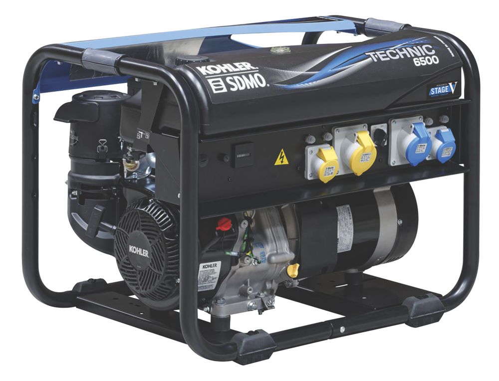 Image of Kohler 3499231003817 Technic 6500 UK C5 6500W Portable Generator 115 / 230V 