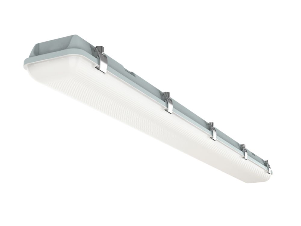 Image of 4lite Twin 4ft LED Batten With Microwave Sensor 38W 4425lm 230V 