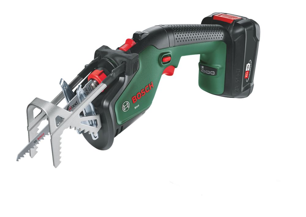 Image of Bosch KEO 18V 1 x 2.0Ah Li-Ion Cordless Garden Saw 
