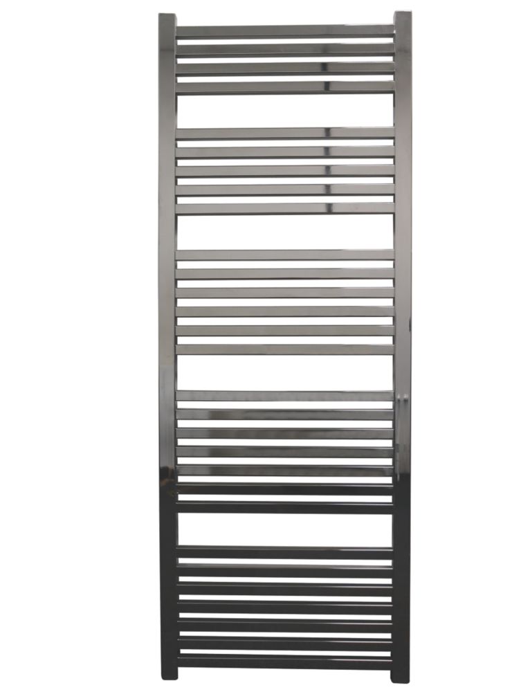 Image of Towelrads Square Bar Designer Towel Radiator 1600mm x 450mm Chrome 15.12BTU 