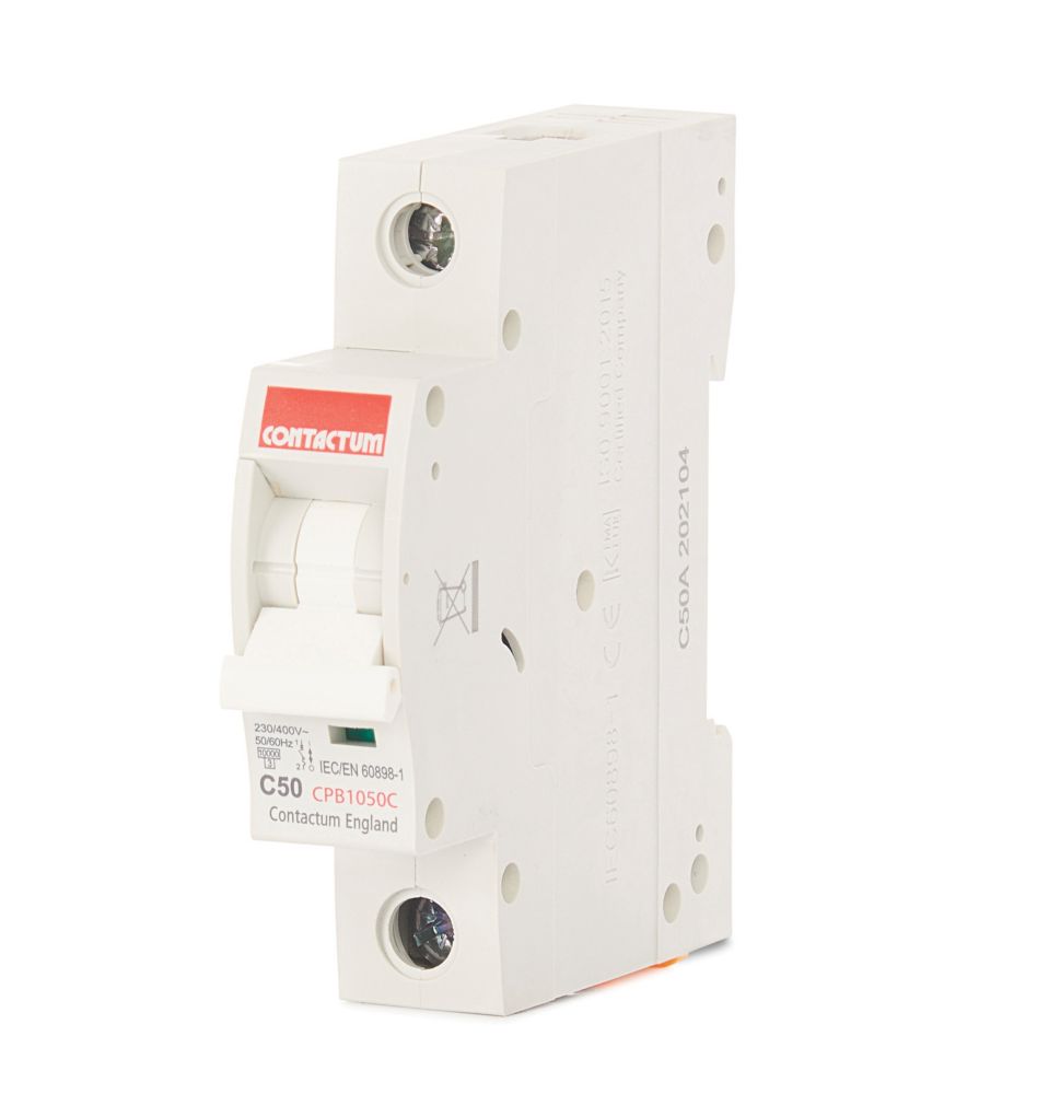 Image of Contactum Defender 50A SP Type C MCB 