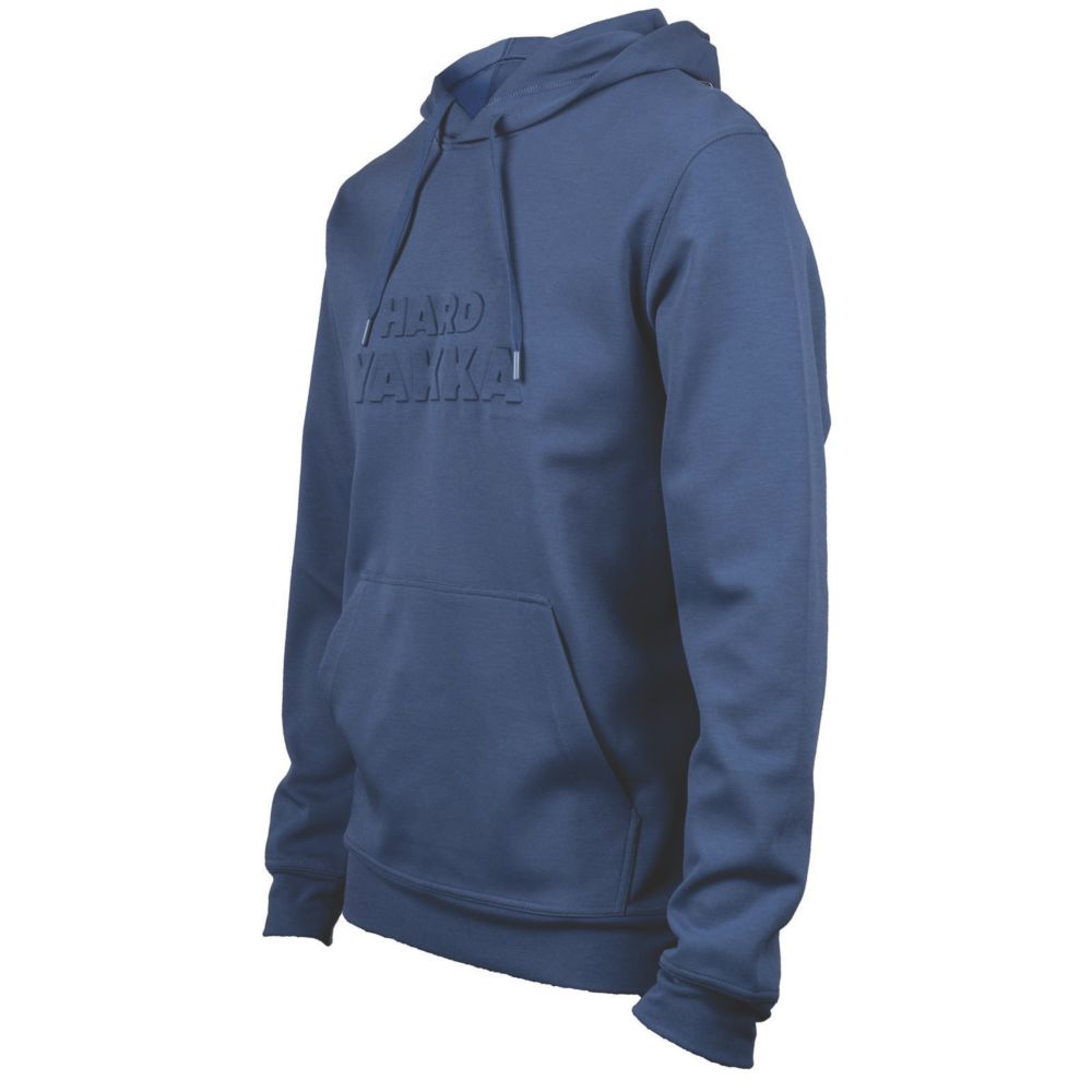 Image of Hard Yakka Embossed Hoodie Indigo X Large 43" Chest 
