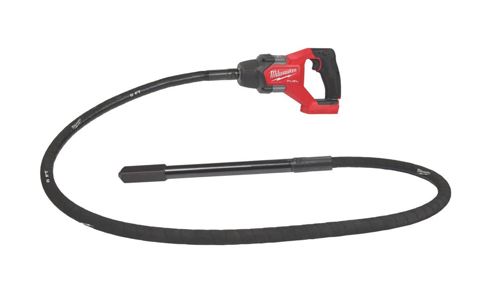 Image of Milwaukee M18 FCVN24-0 FUEL 18V Li-Ion RedLithium High Output Brushless Cordless Needle Concrete Vibrating Poker 2400mm 