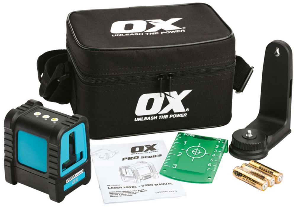Image of OX Green Self-Levelling Multi-Line Laser Level 